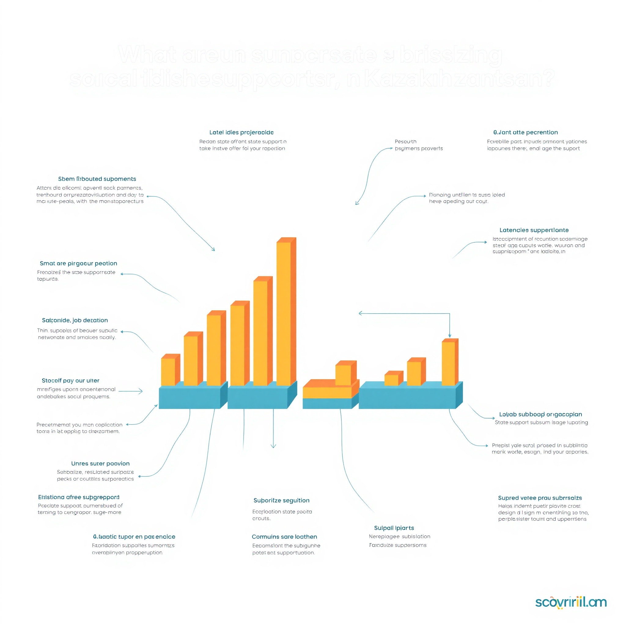 Визуальное представление структуры государственной помощи и субсидий в Казахстане